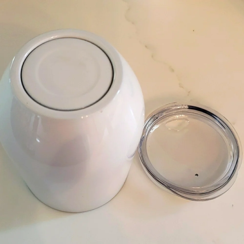 NWT 12oz Metal Wine Tumbler w/ Lid 